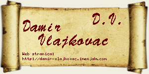 Damir Vlajkovac vizit kartica